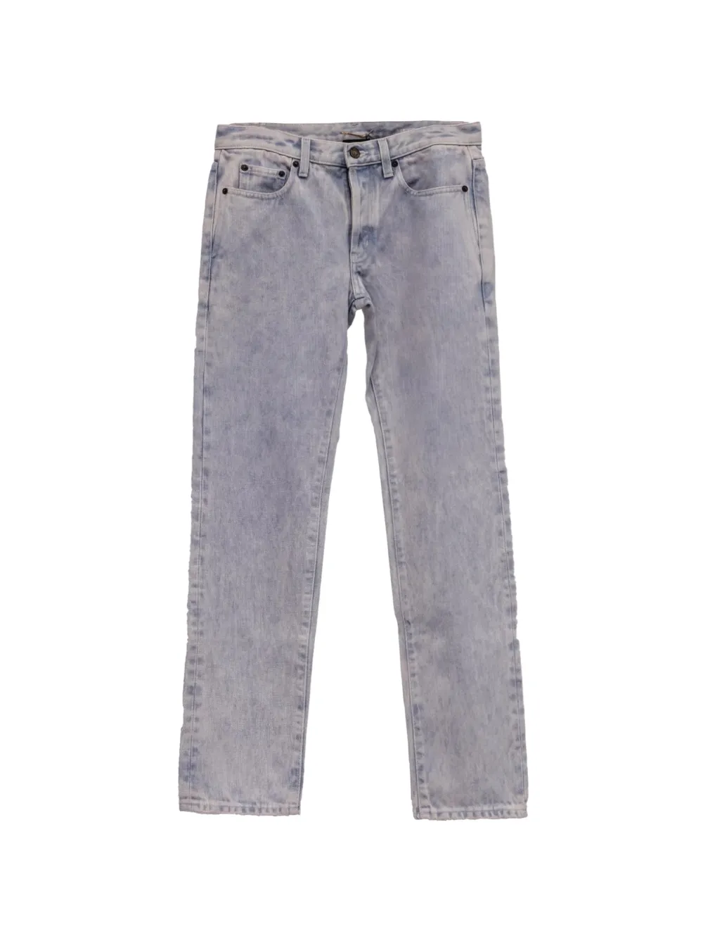Saint Laurent Pre-Owned Jeans crop - Blu