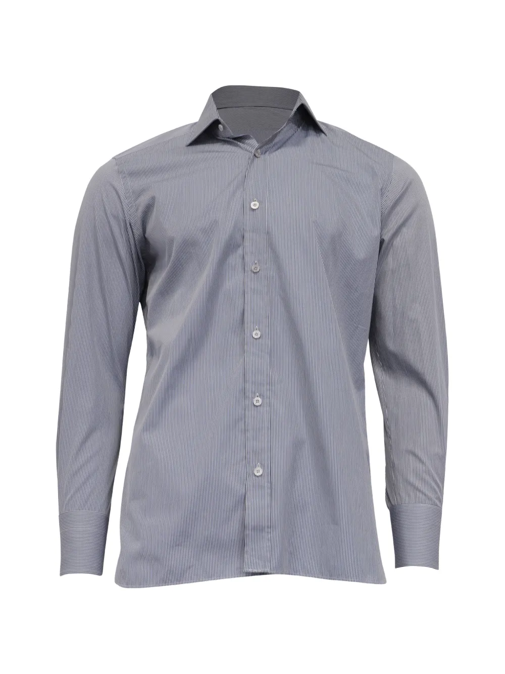 Tom Ford Vintage striped button-down shirt - Blu