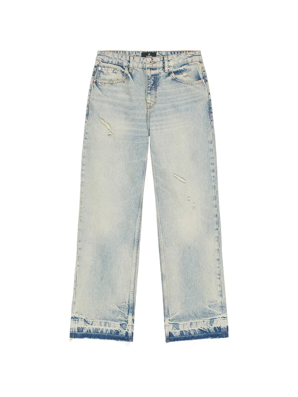 Represent stud-embellished distressed jeans - Blu