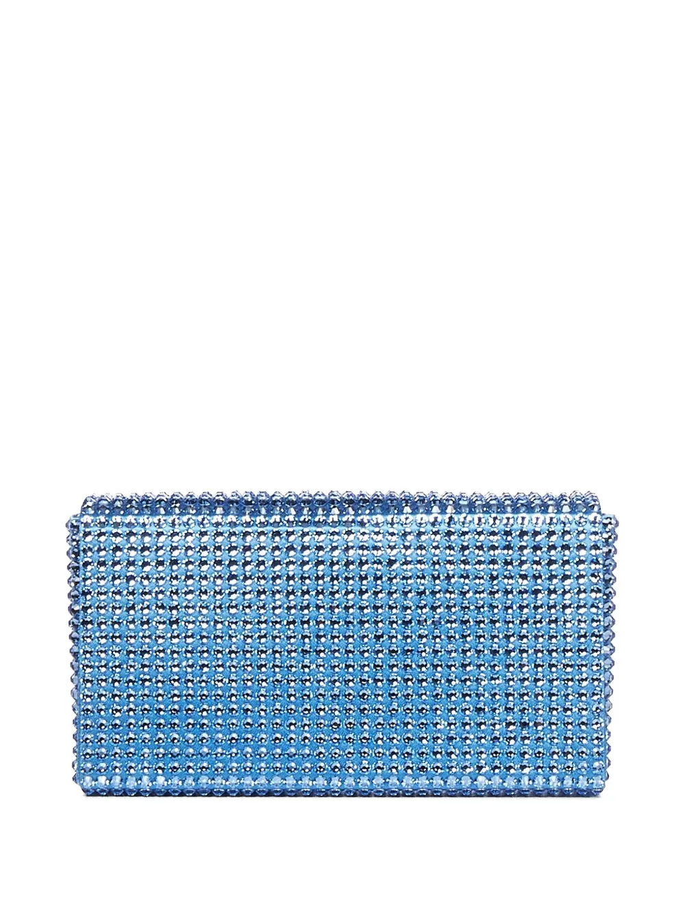 Amina Muaddi Paloma kleine clutch Blauw