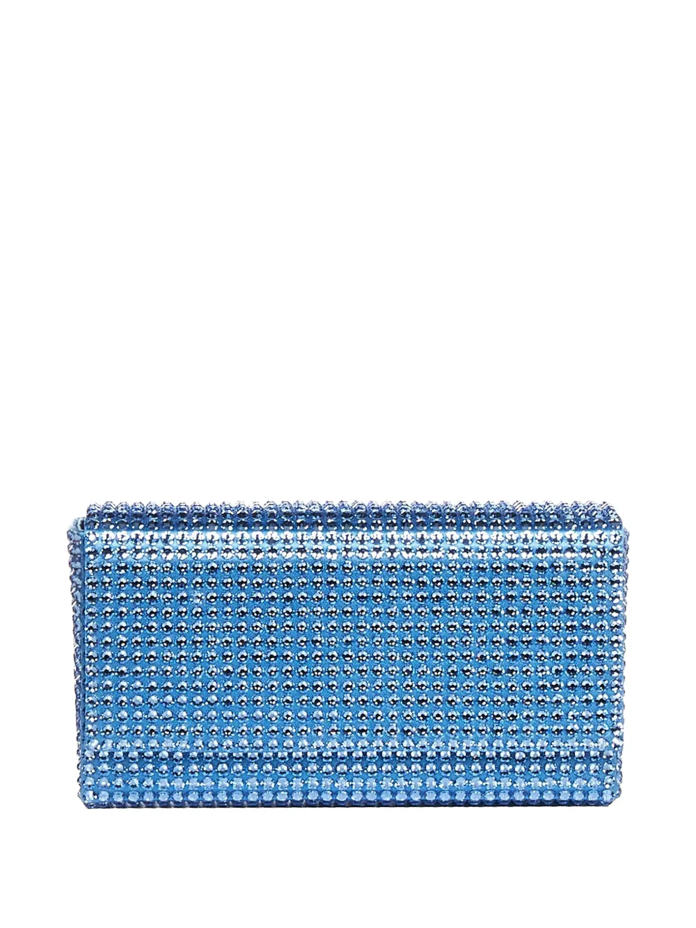Amina Muaddi Paloma kleine clutch Blauw