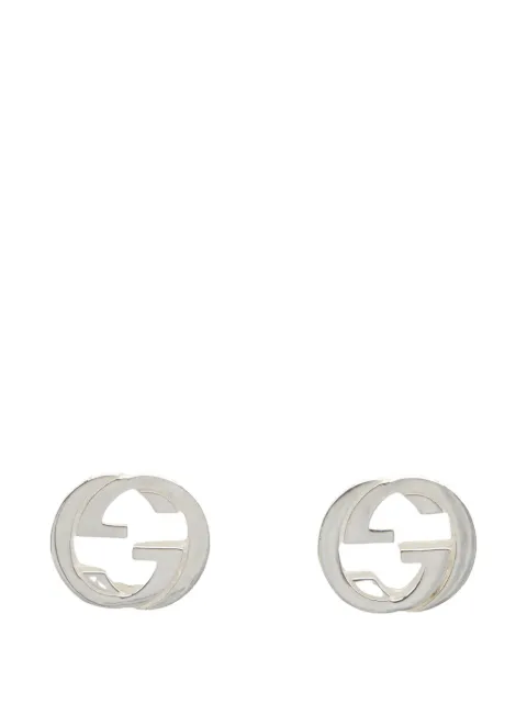 Gucci Pre-Owned 2010s Interlocking G stud earrings