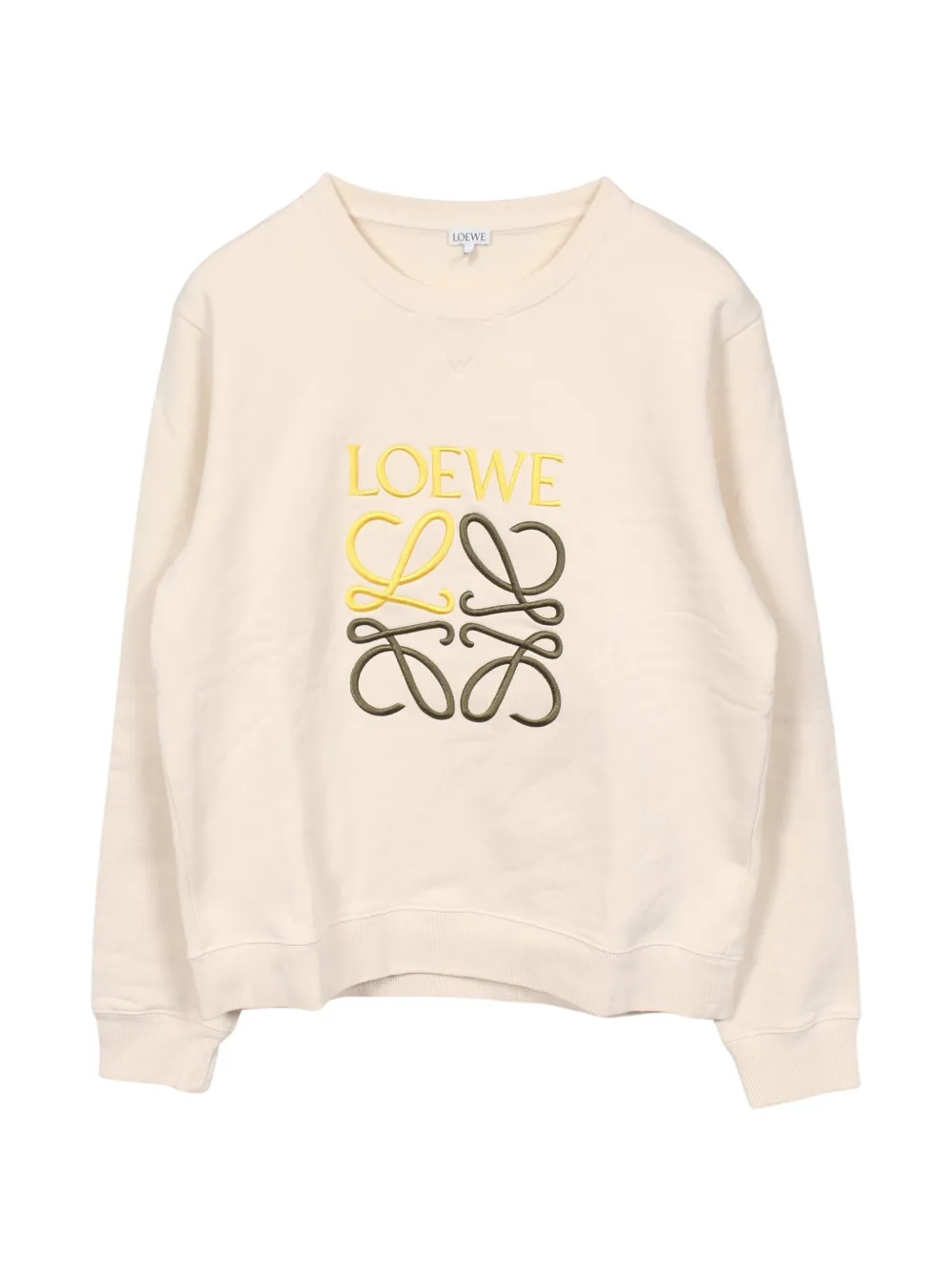 Loewe Pre-Owned Anagram embroidery sweatshirt - Toni neutri