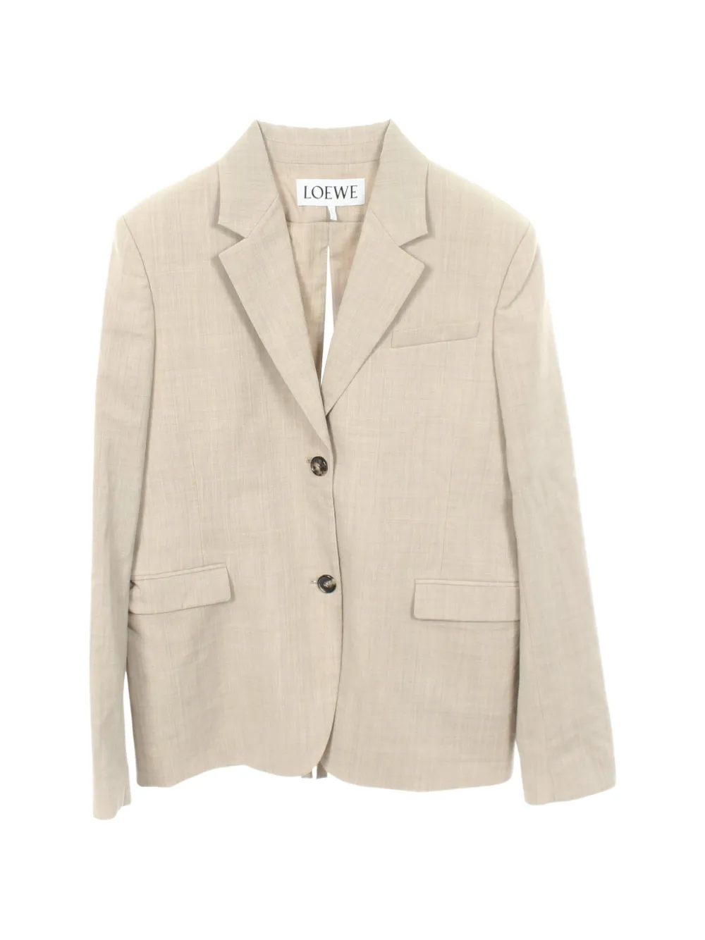 Loewe Pre-Owned 2010s tie-back blazer - Toni neutri