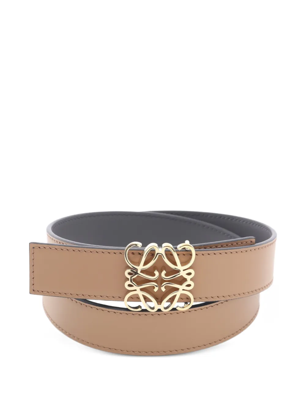 Loewe Pre-Owned 2020s Reversible Anagram Bombe belt - Neutrals