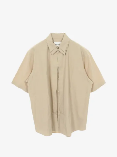 Jil Sander Pre-Owned chemise à manches courtes et design superposé (années 2010)