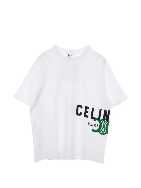 Celine Pre-Owned Triomphe logo T-shirt