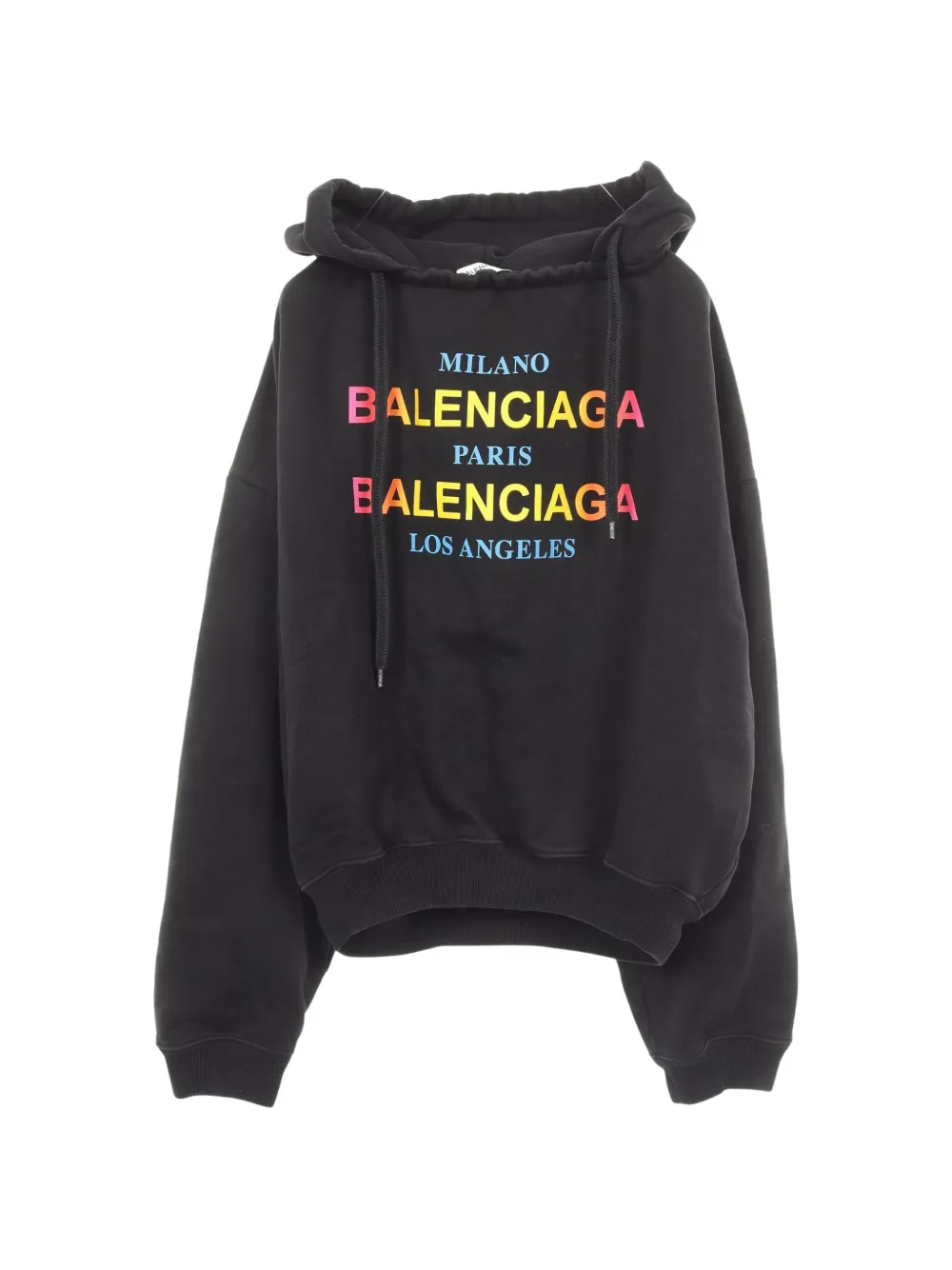 Balenciaga Pre-Owned 2000s logo-print hoodie - Schwarz