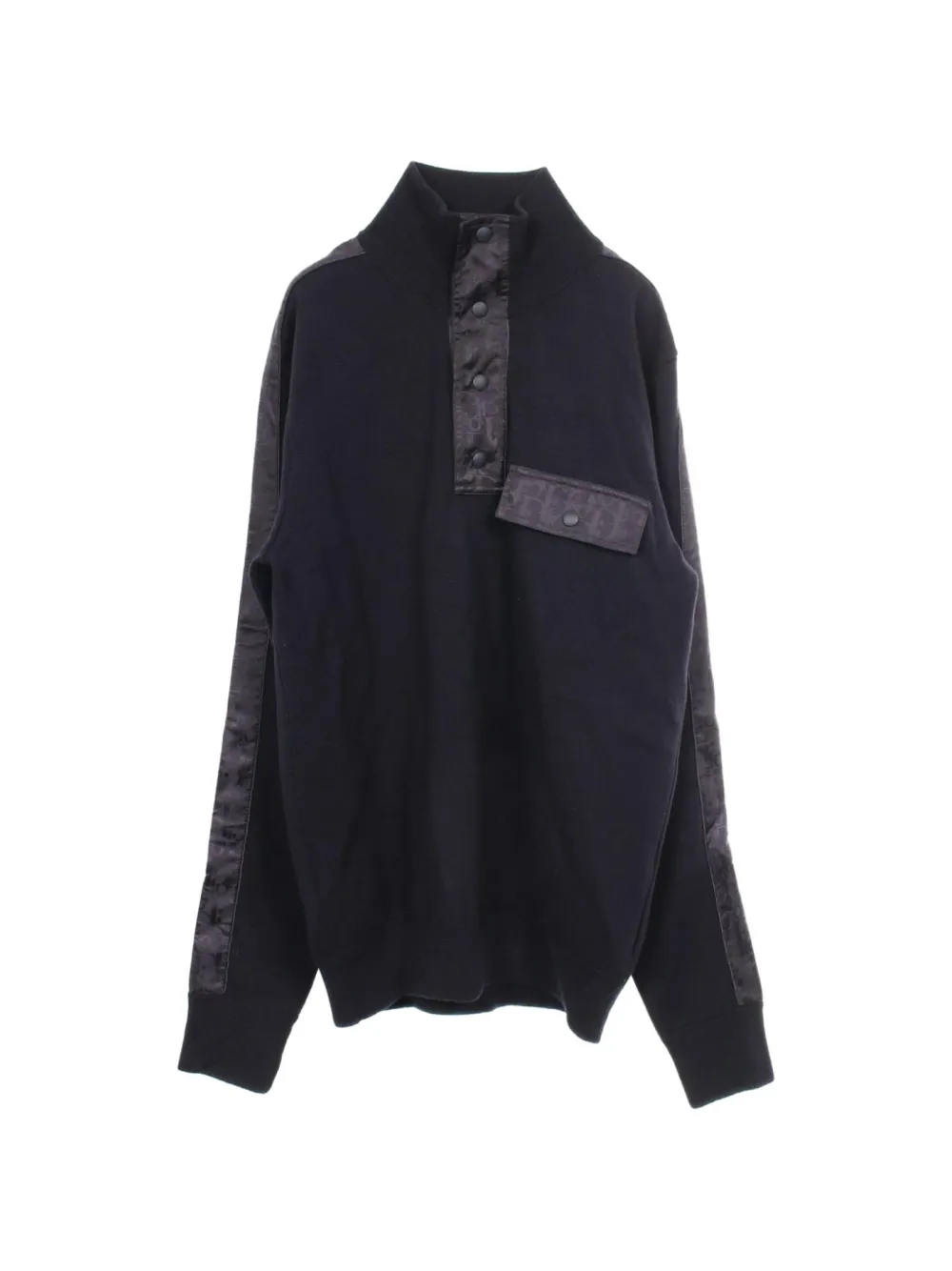 Christian Dior Pre-Owned Maglione Oblique a collo alto - Blu