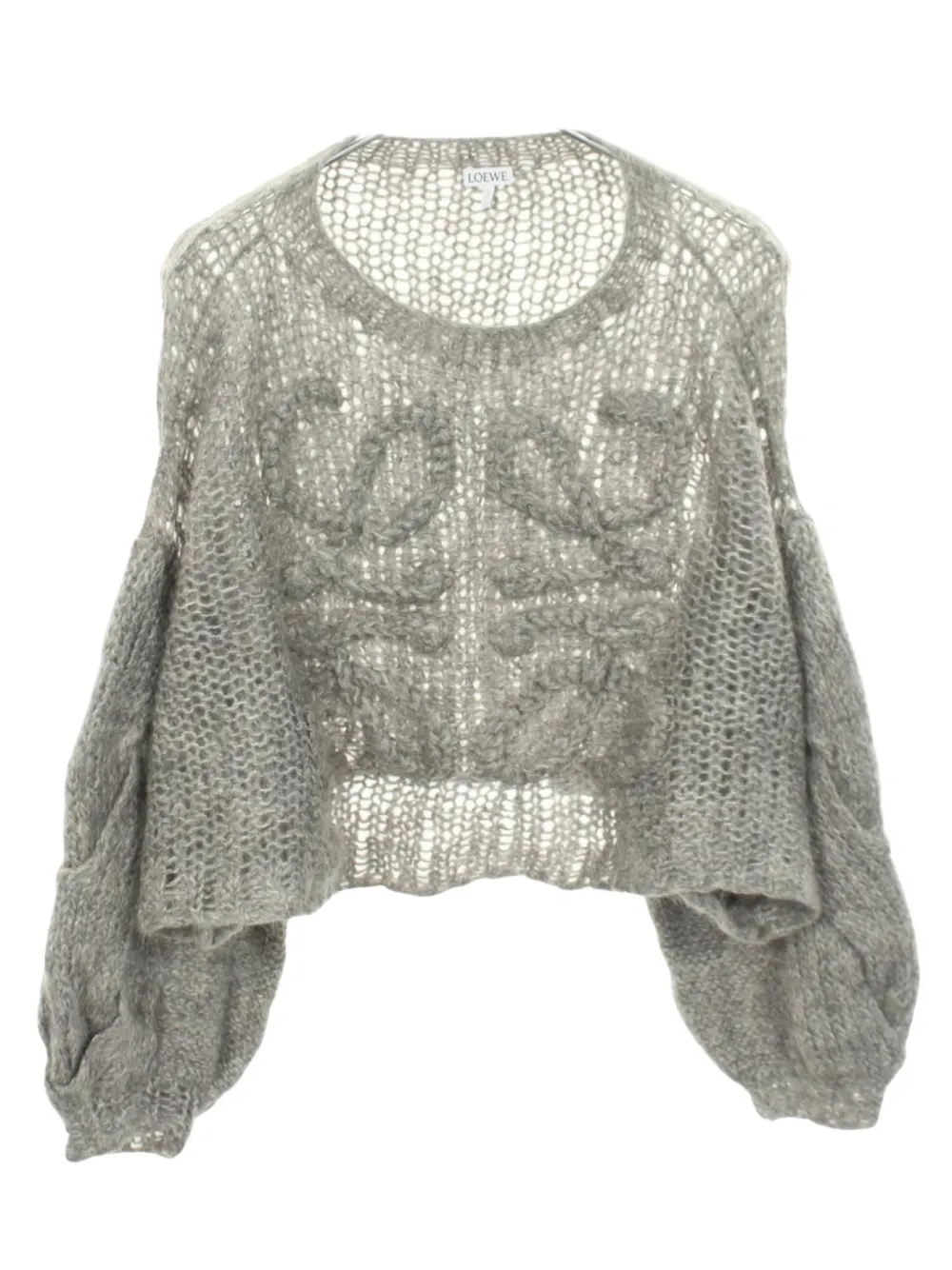 Loewe Pre-Owned 2010s Anagram Strickpullover - Grau