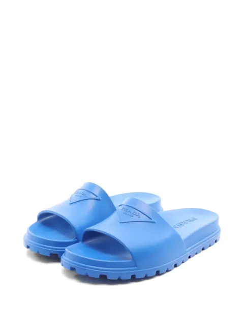 Prada Pre-Owned sandalias con logo en relieve 2010