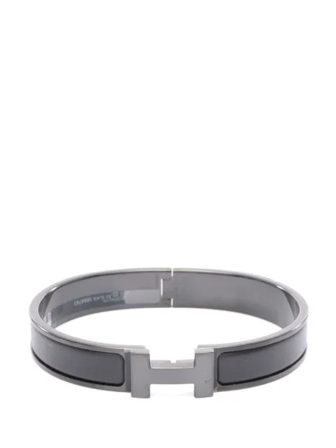 Hermès Pre-Owned Click HH matte bangle bracelet