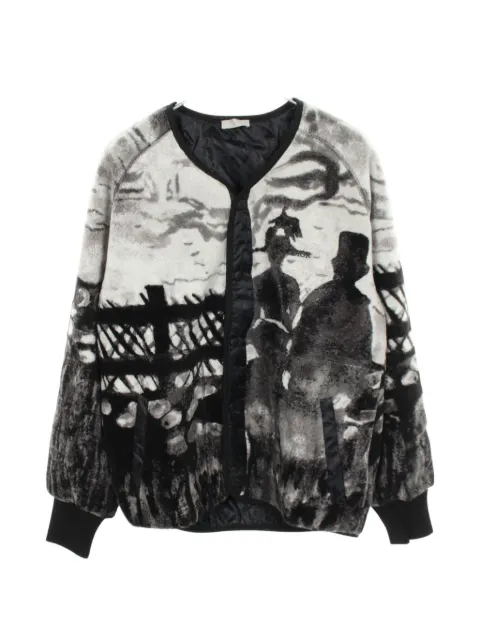 Christian Dior Pre-Owned x Peter Doig collarless jacket
