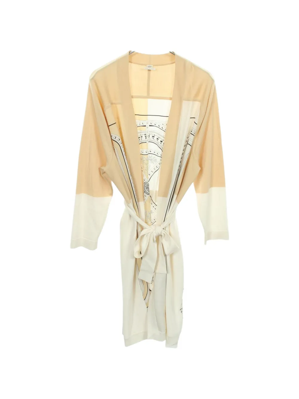 Hermès Pre-Owned 2010s Grand Tralala color-block cardigan - Toni neutri