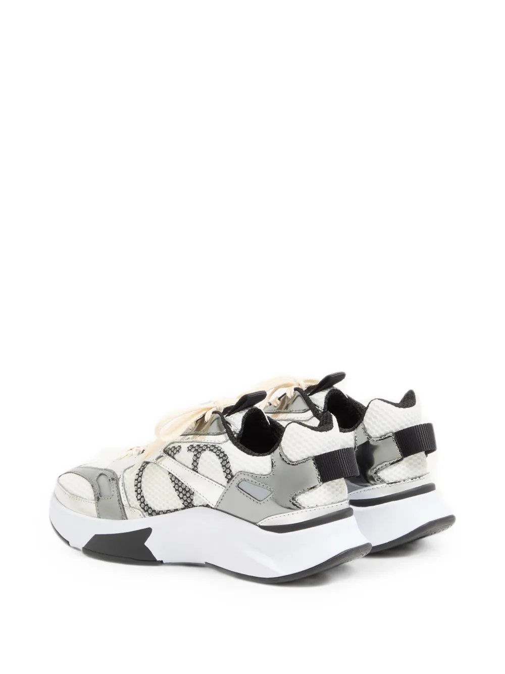 Valentino Garavani Demivee sneakers in mesh fabric Wit
