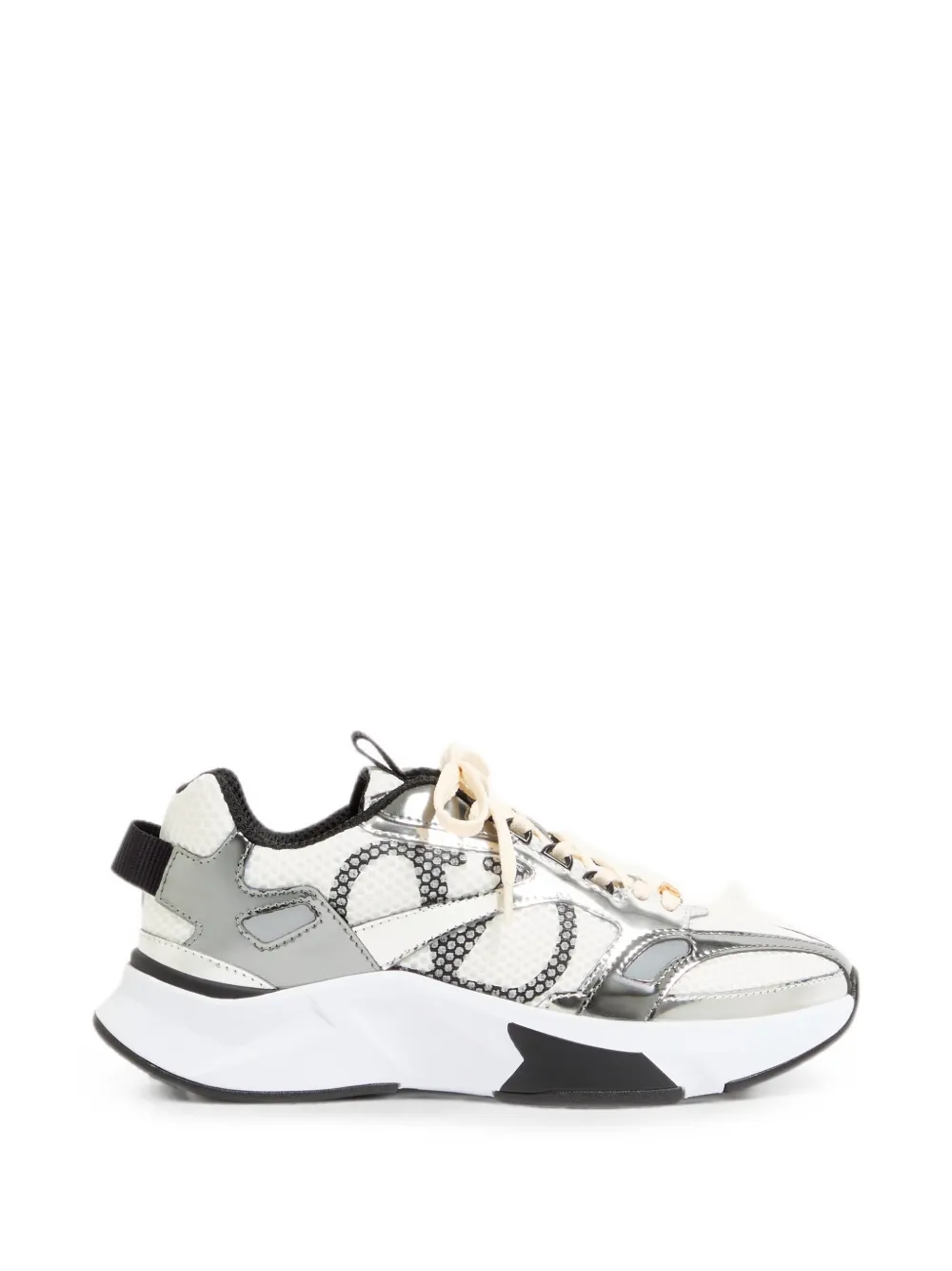 Valentino Garavani Demivee sneakers in mesh fabric - White