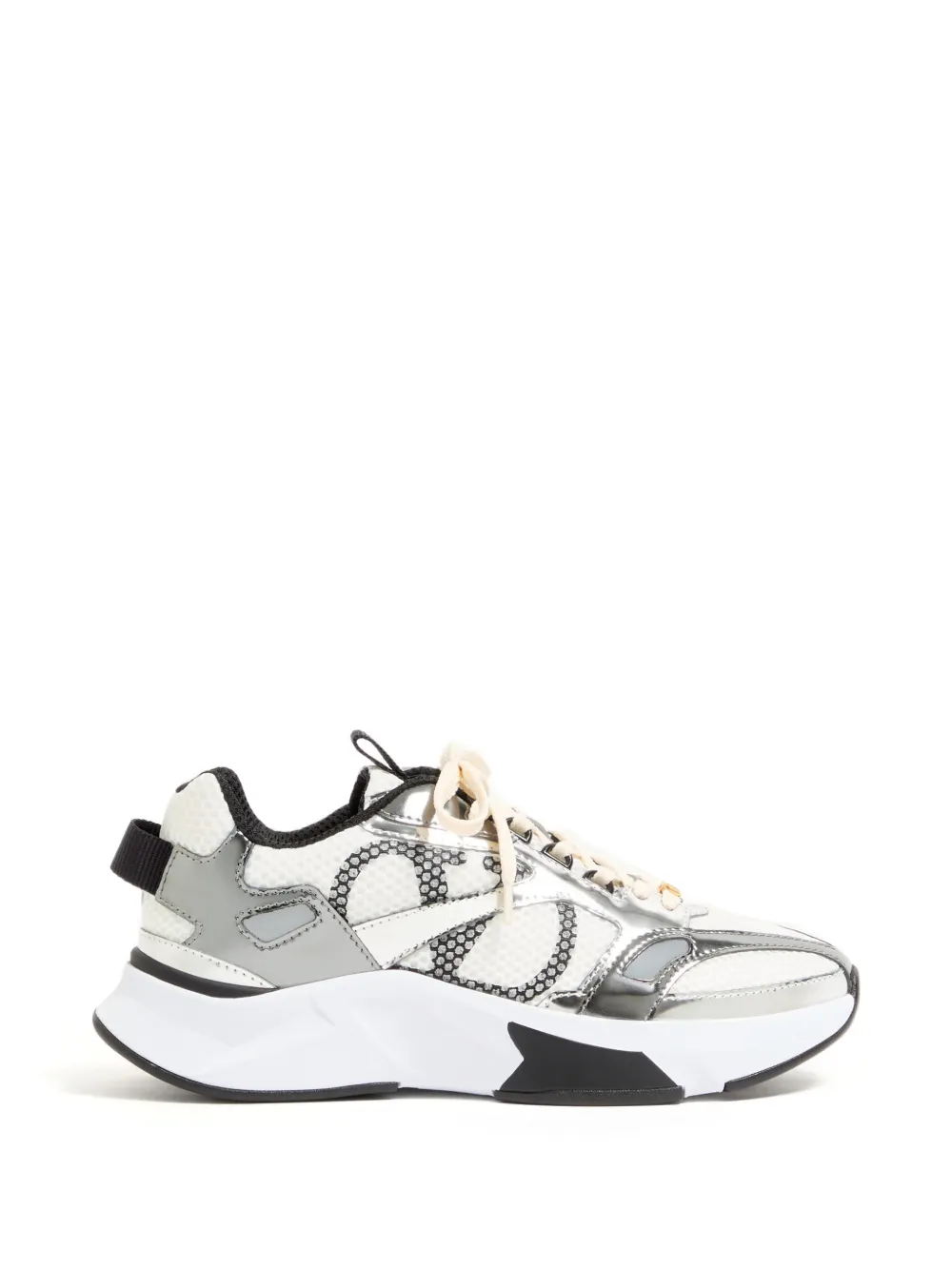 Valentino Garavani Demivee sneakers in mesh fabric Wit