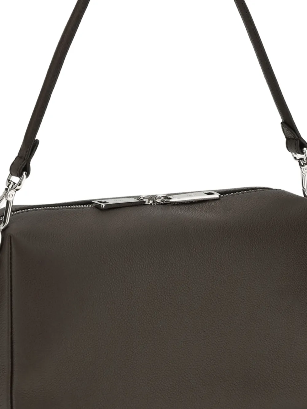 FENDI Lui medium leren schoudertas Bruin