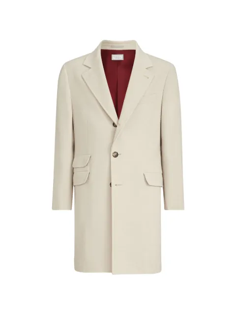 Brunello Cucinelli 3lightweight water-resistant cashmere coat with double vents