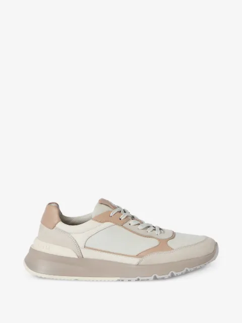 Brunello Cucinelli panelled leather sneakers