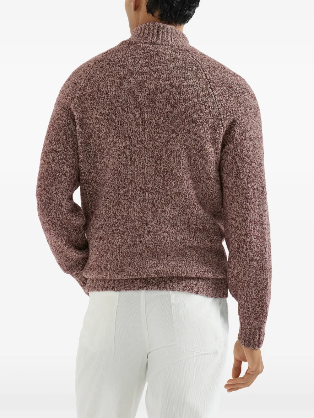 Brunello Cucinelli Vest met rits Rood