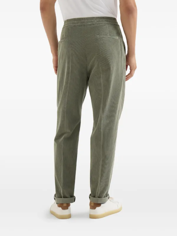 Brunello Cucinelli コーデュロイ パンツ | グリーン | FARFETCH JP