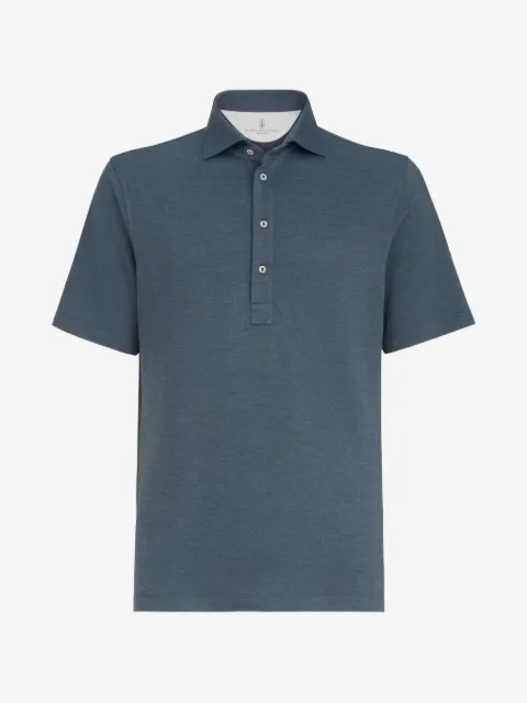 Brunello Cucinelli polo à col boutonné