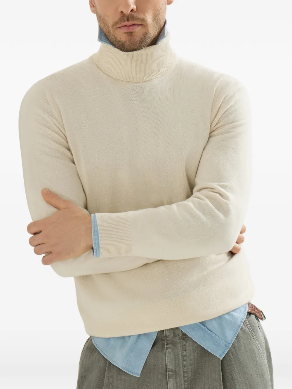 Brunello Cucinelli Kasjmier coltrui Beige
