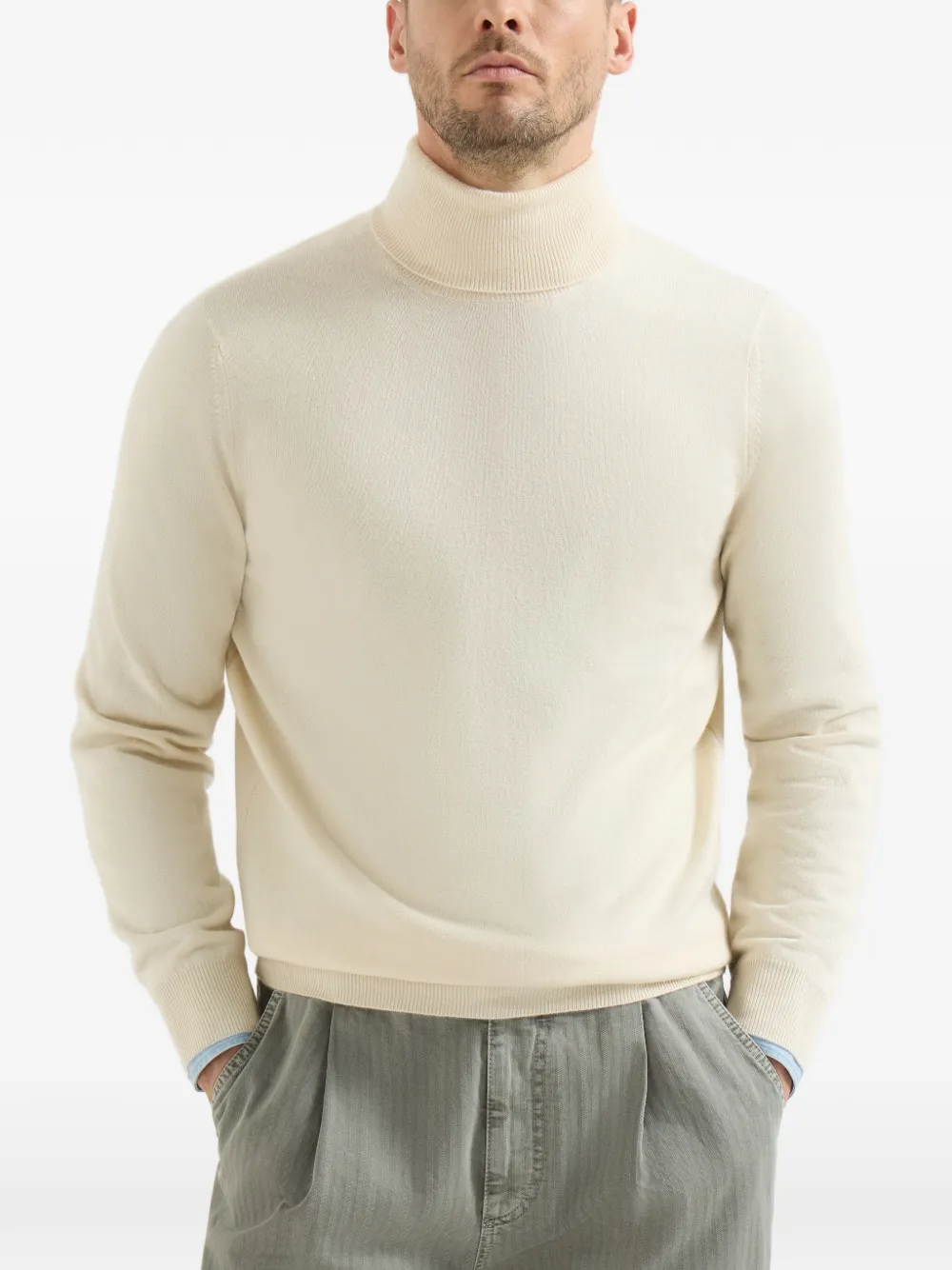 Brunello Cucinelli Kasjmier coltrui Beige