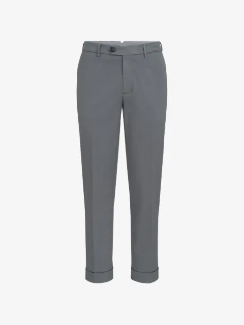 Brunello Cucinelli Italienisch geschnittene Hose aus American-Pima-Baumwoll-Gabardine