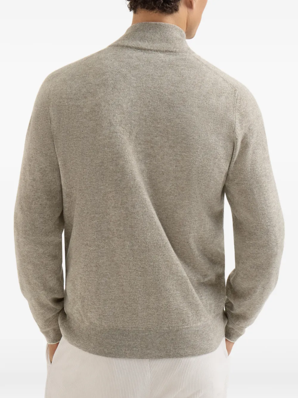 Brunello Cucinelli Vest met rits Grijs