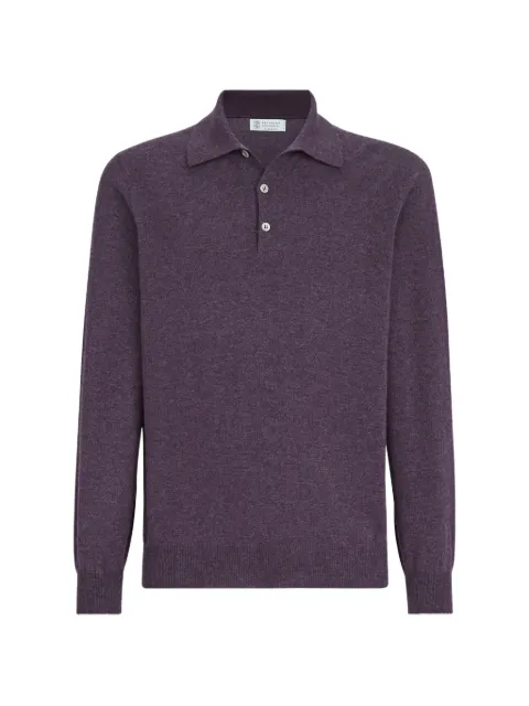 Brunello Cucinelli knit polo sweater