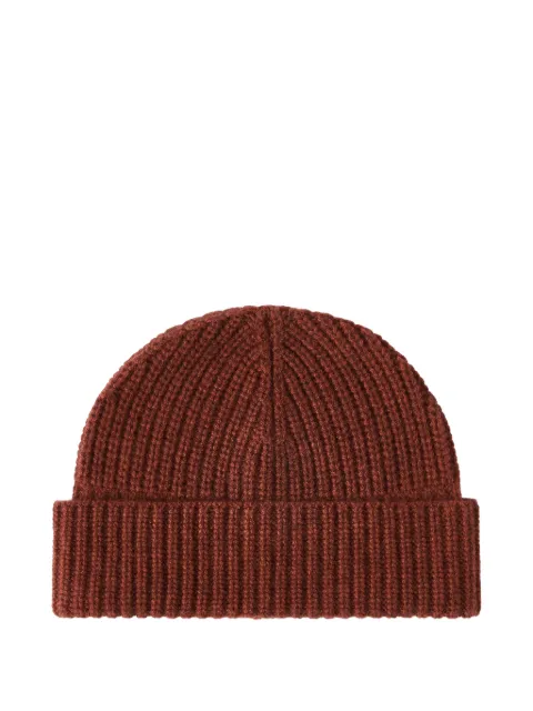 Brunello Cucinelli cashmere English rib knit beanie hat