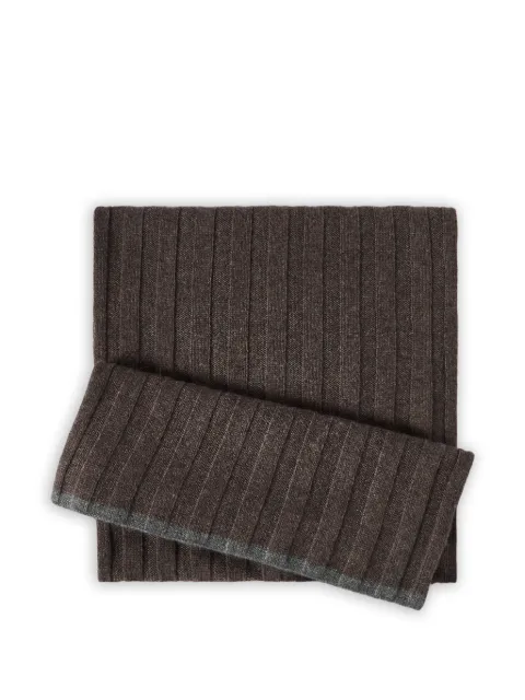 Brunello Cucinelli ribbed-knit scarf