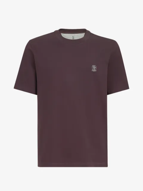 Brunello Cucinelli cotton jersey crew-neck T-shirt with logo