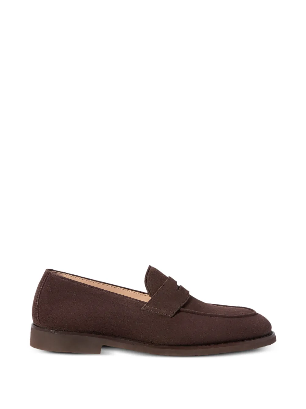 Brunello Cucinelli penny-slot loafers - Marrone