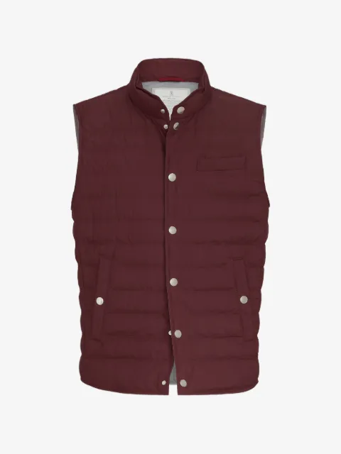 Brunello Cucinelli techno fabric down vest