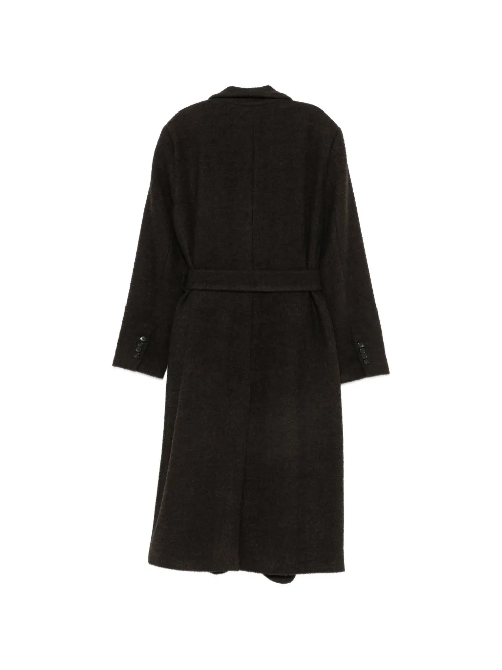 Seventy belted shawl-lapel coat Bruin