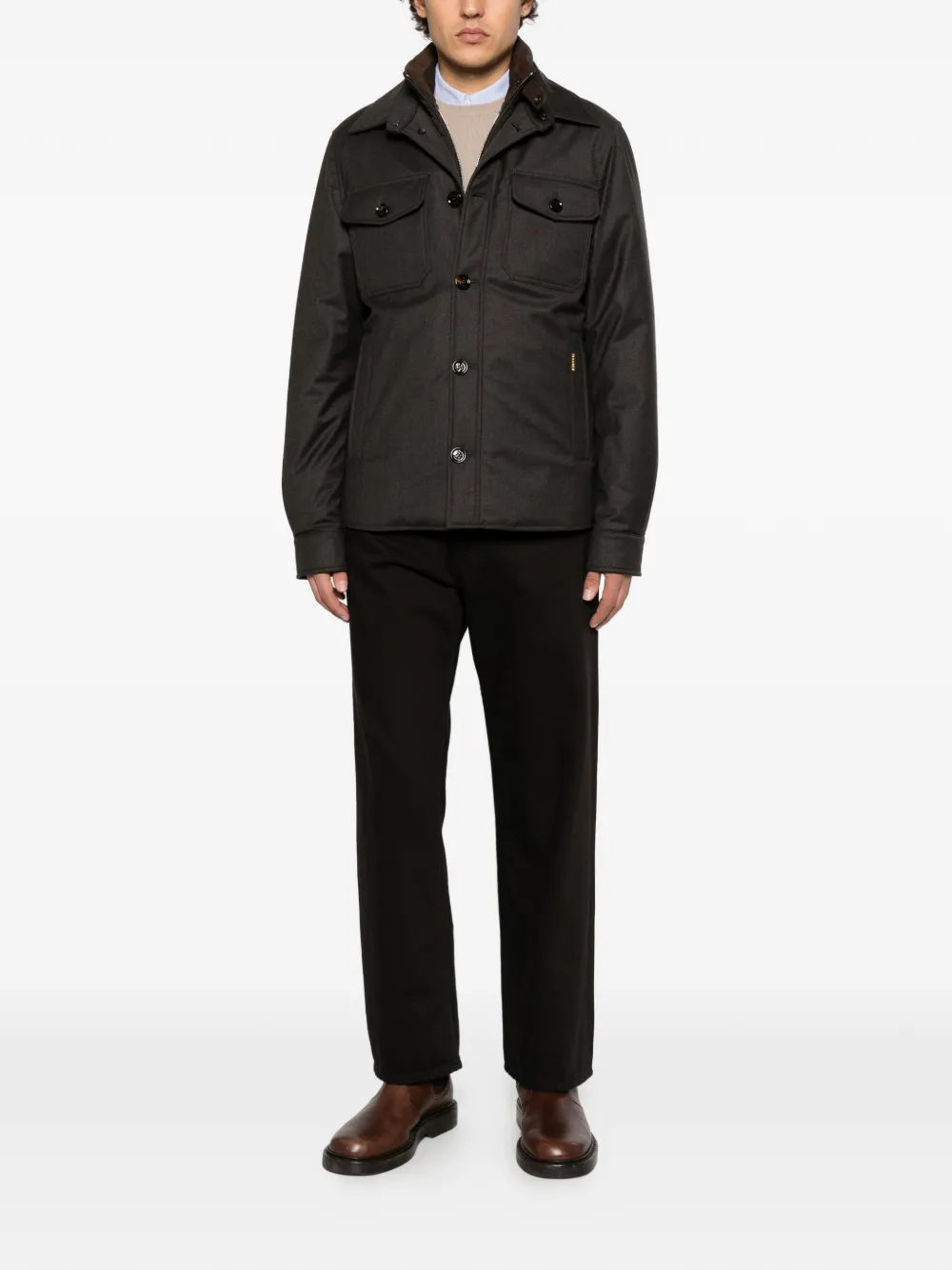 Moorer Dasson jacket Bruin