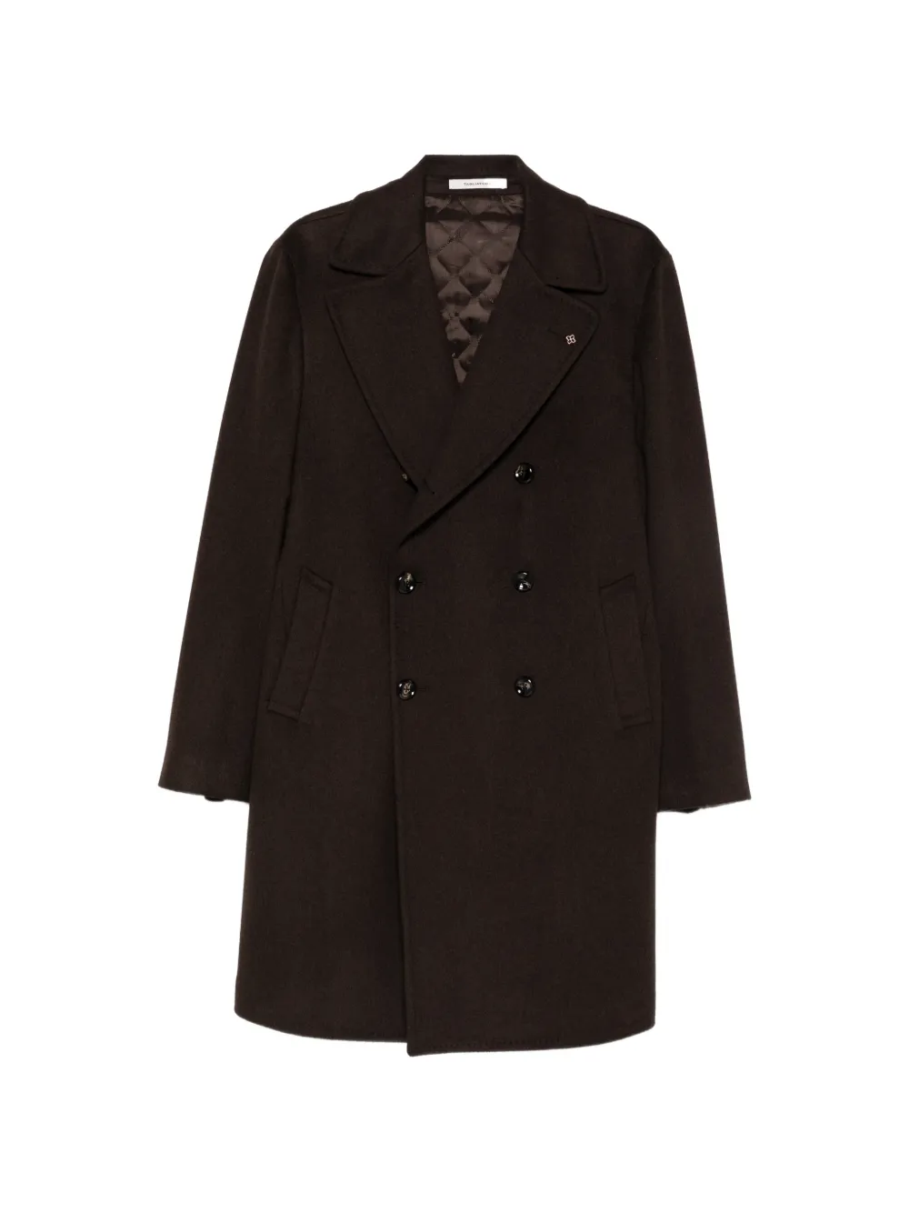 Tagliatore Arden double-breasted coat Bruin