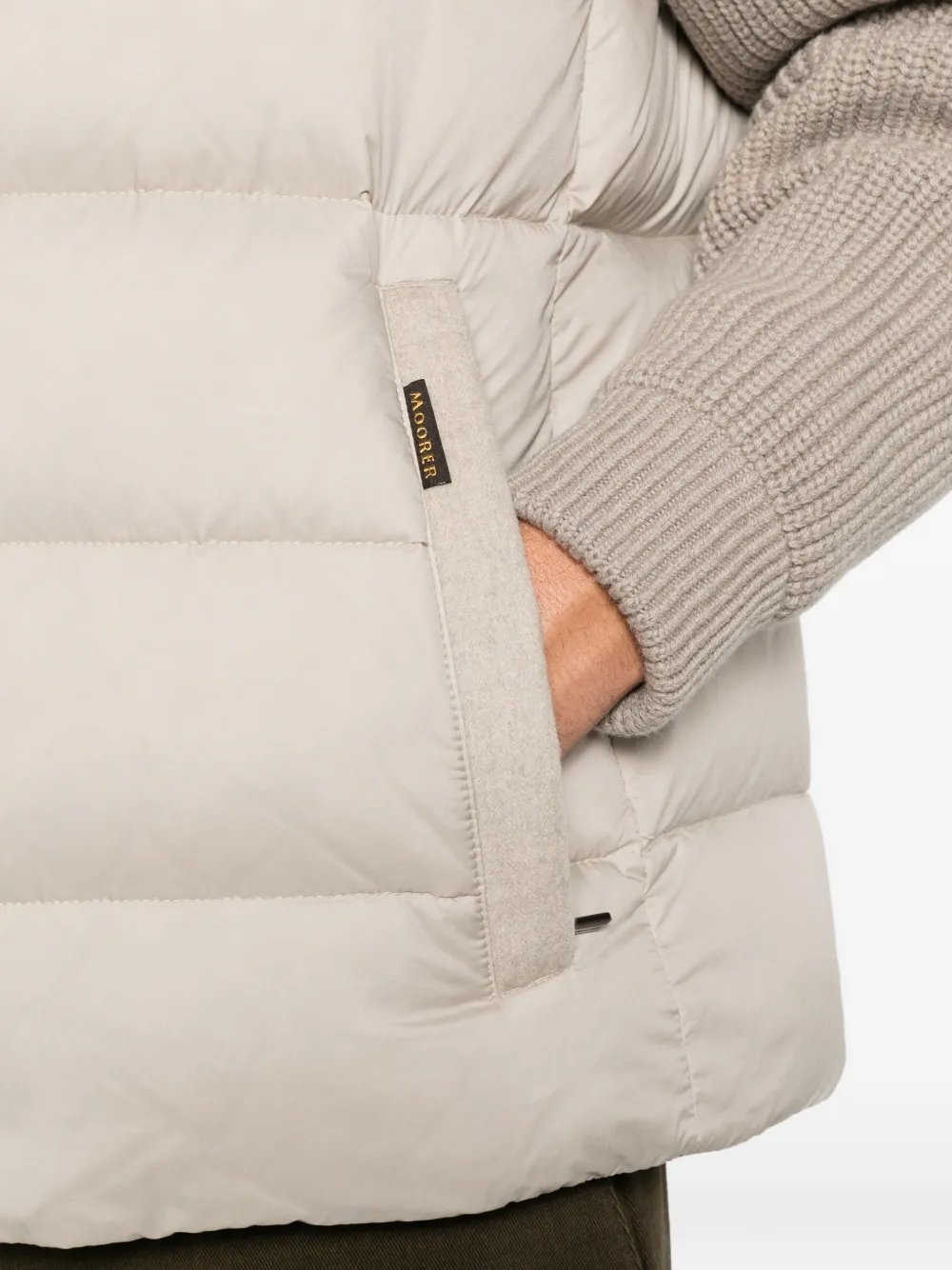 Moorer Allori LSM padded jacket Beige