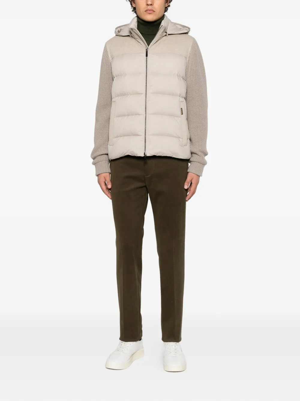 Moorer Allori LSM padded jacket Beige