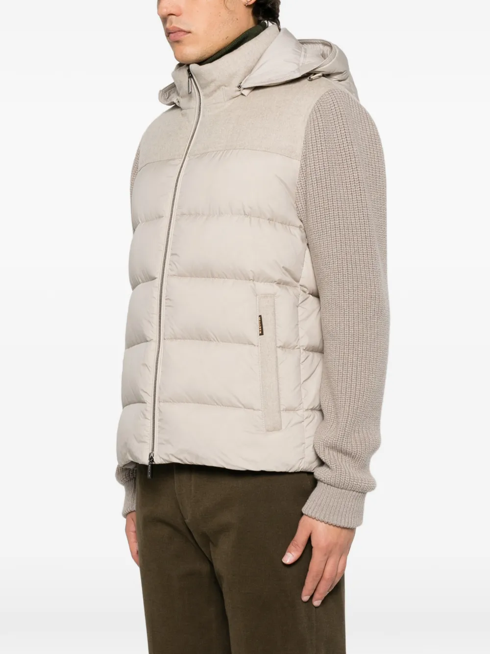 Moorer Allori LSM padded jacket Beige