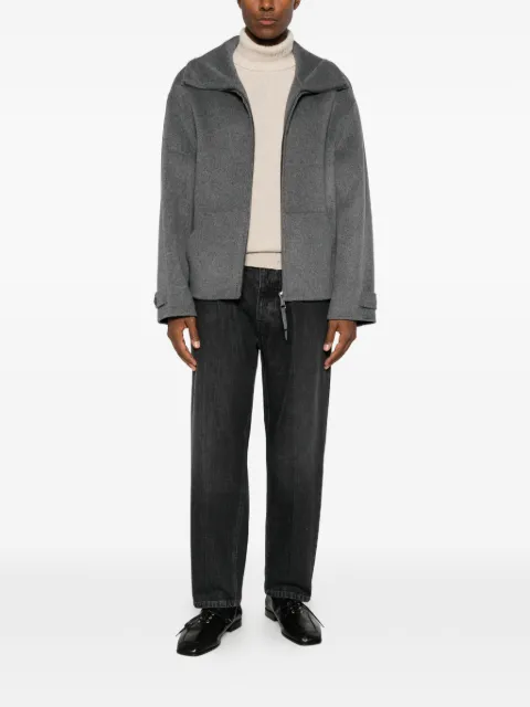 BE ABLE pleated-detail straight-leg jeans