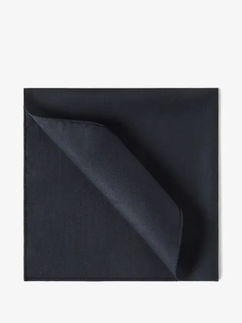 Brunello Cucinelli virgin wool and silk twill pocket square