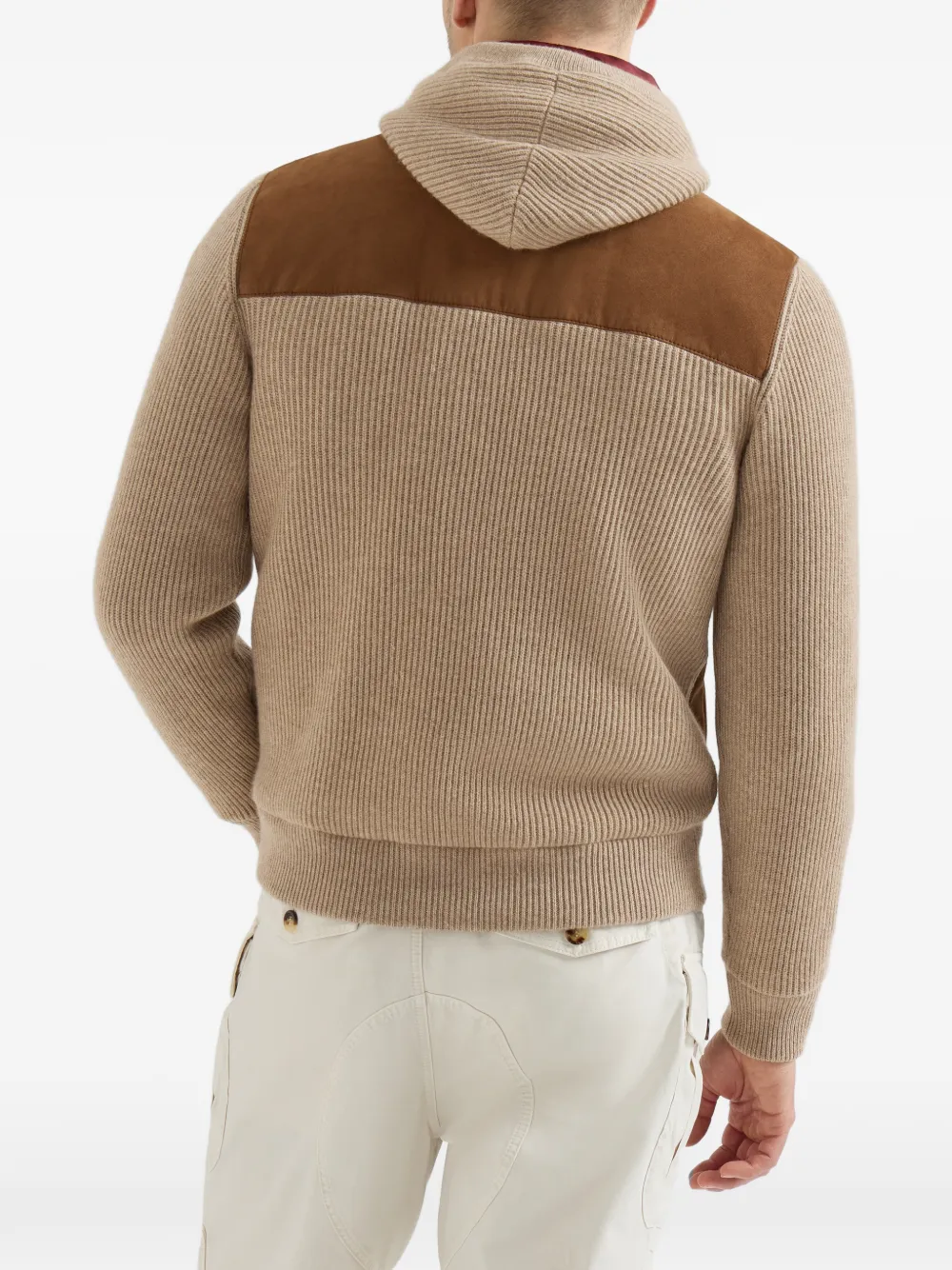 Brunello Cucinelli Bomberjack met capuchon Bruin