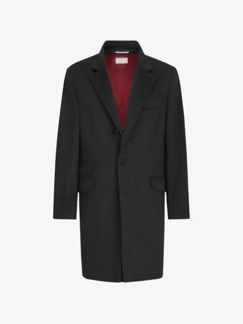 Brunello Cucinelli lightweight virgin-wool cloth coat