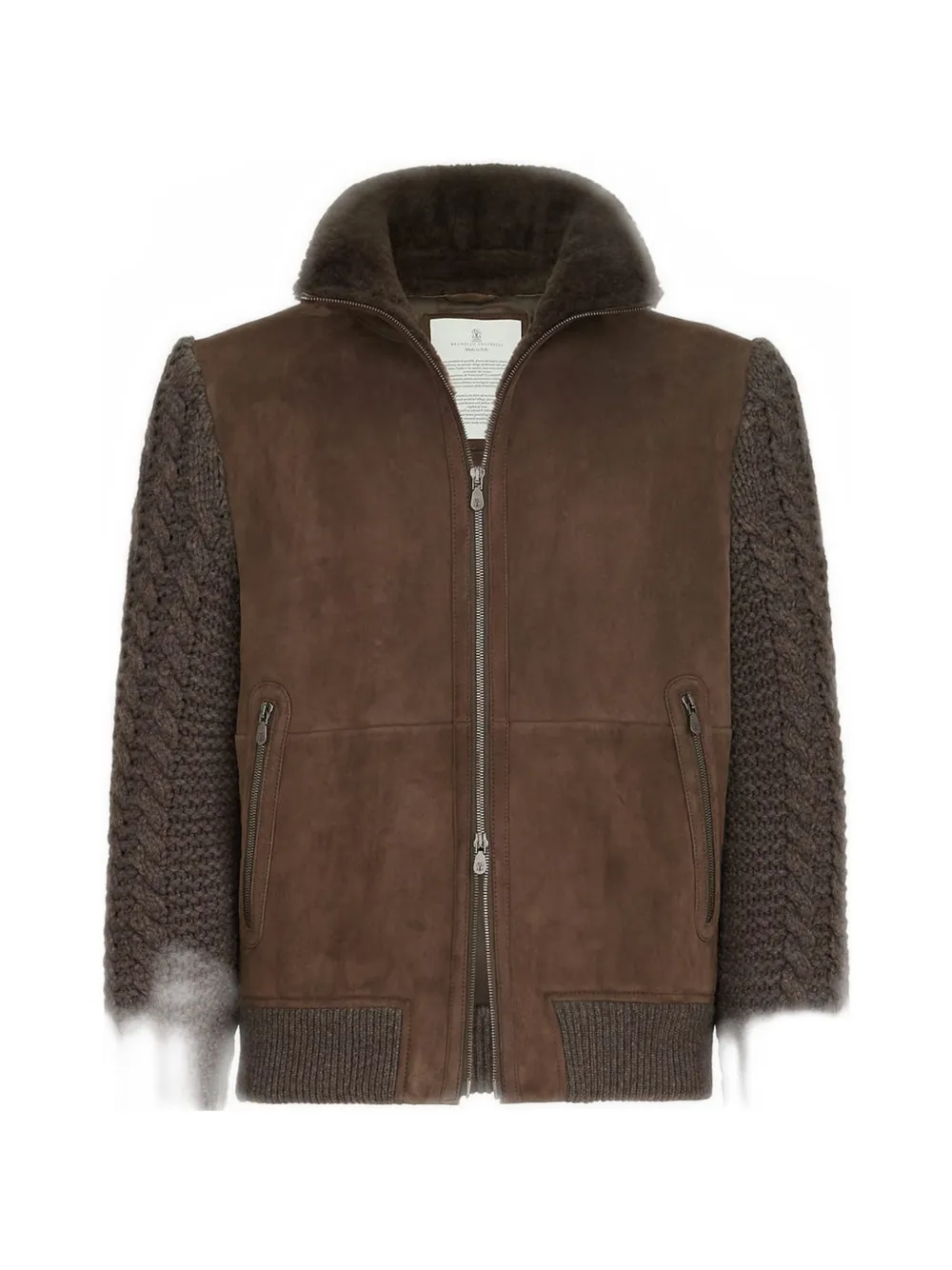 Brunello Cucinelli Bomber con imbottitura Thermore® - Marrone
