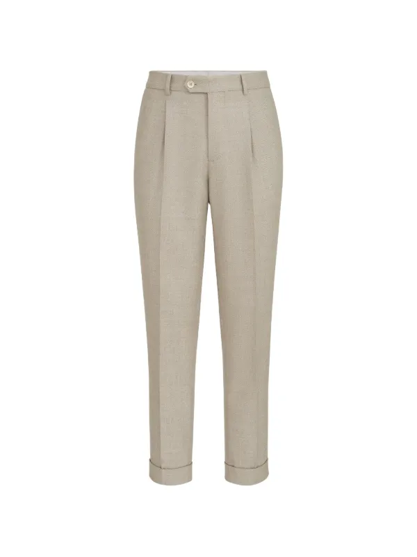 大人気，100%新品】 BRUNELLO CUCINELLI 夏 ウール パンツ