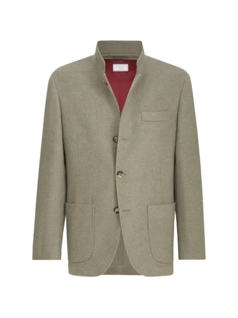 Brunello Cucinelli lightweight water-resistant cashmere outerwear blazer